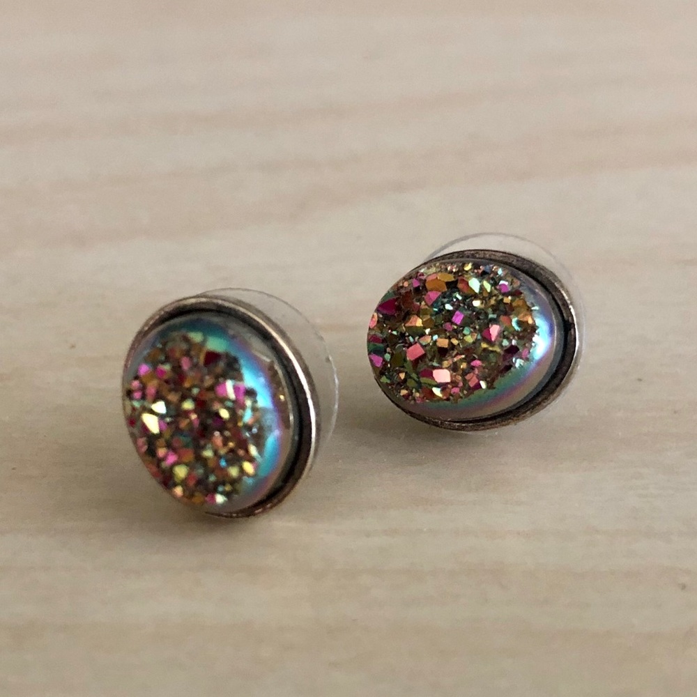 Dara Ettinger Druzy Stud Earrings
